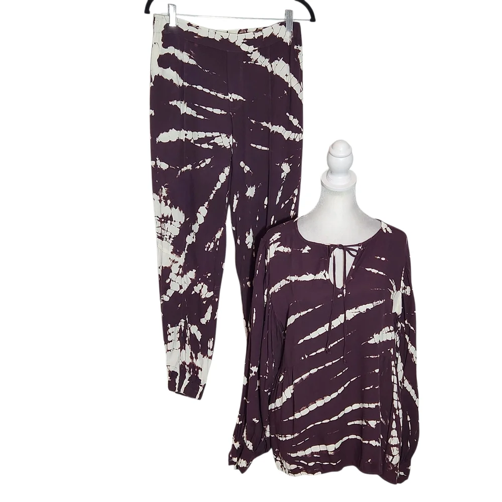 Young Fabulous & Broke Purple Matching Set Size Medium